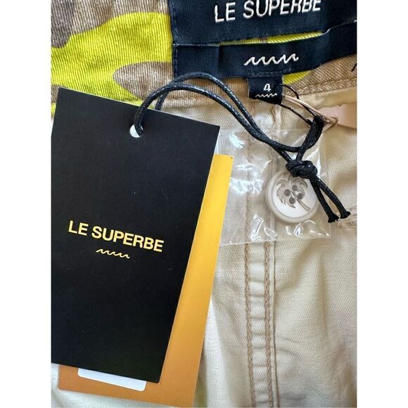 Le Superbe Extra Mini Skirt in Camouflage- Size 4 - Picture 3 of 5